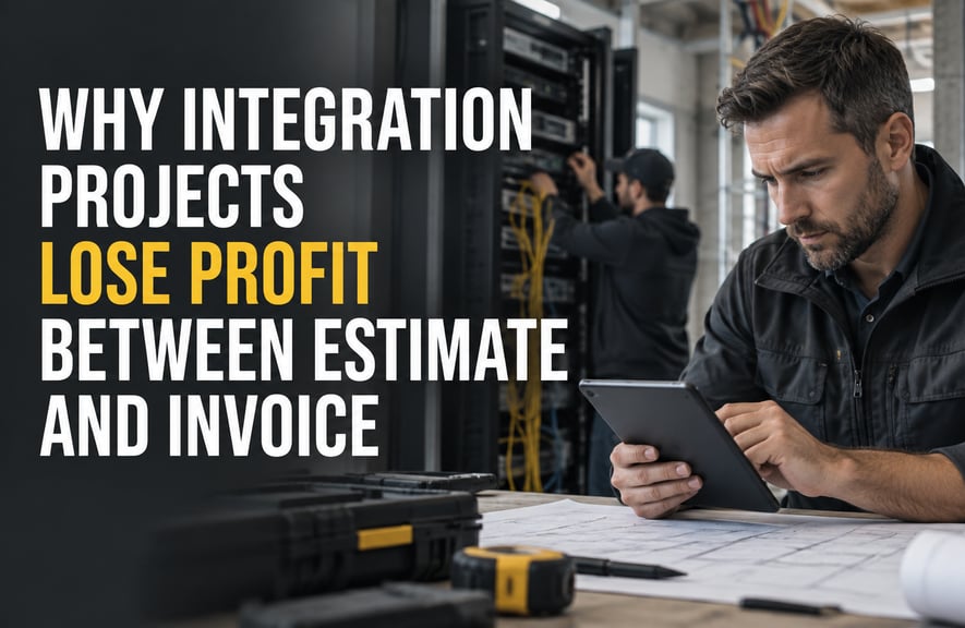 Why Systems Integration Projects Lose Profit Between the Estimate and the Final Invoice