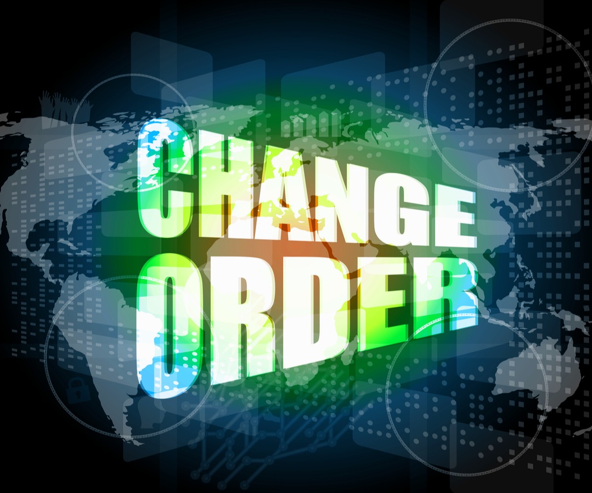 Project Change Orders - Manage Them or Just Make Them