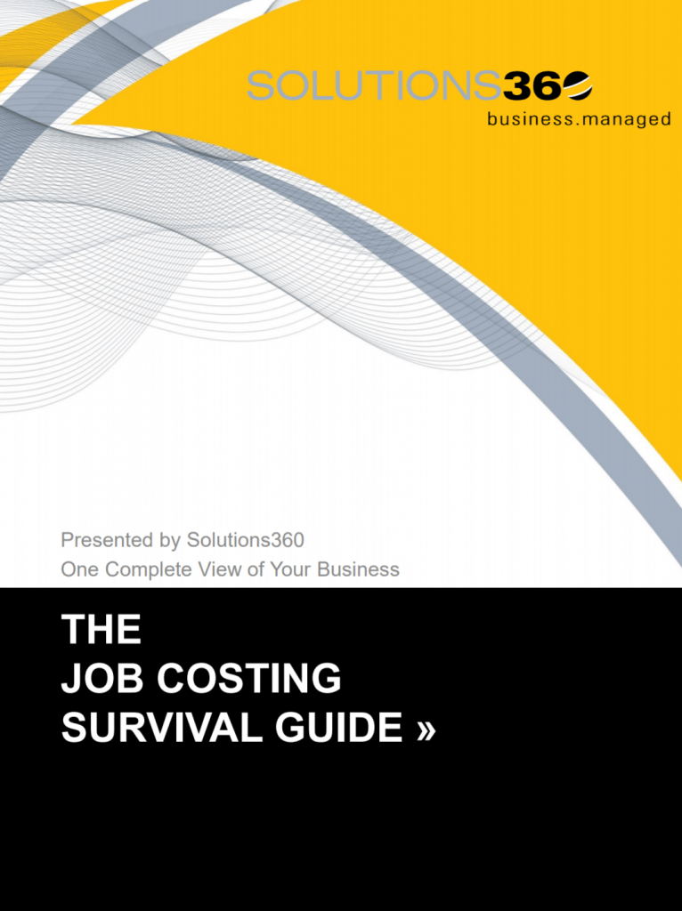 Solutions360 Releases New Job Costing Survival Guide