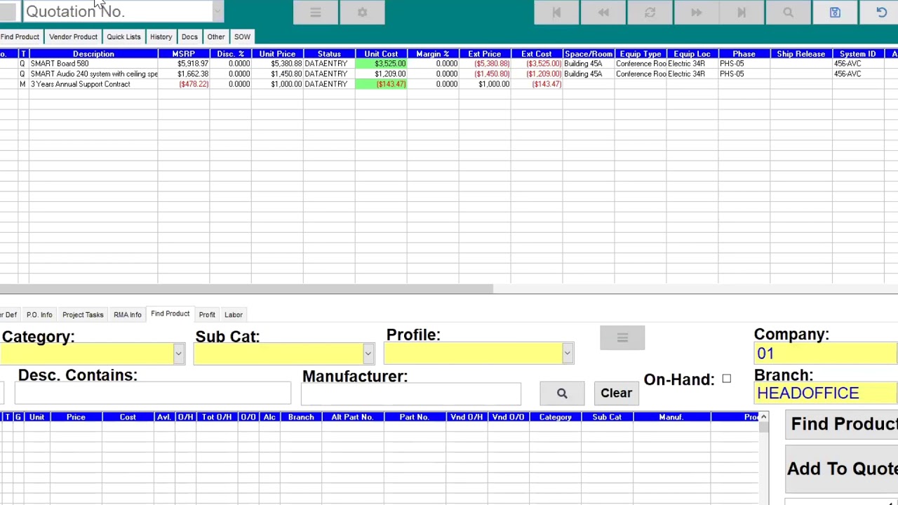 Video Demo 4 Q360 Simplifies Project Change Orders