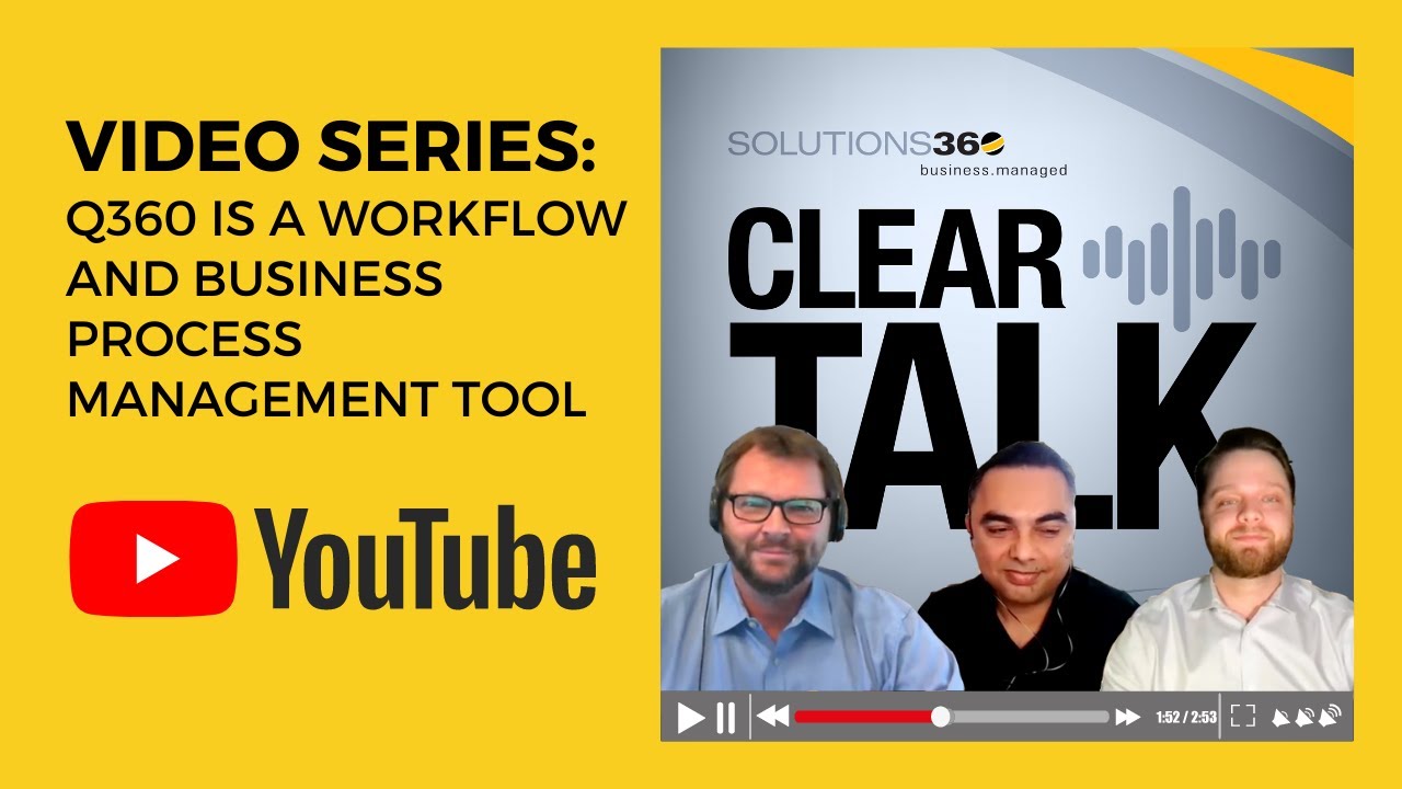 Q360 is a Workflow and Business Process Management Tool