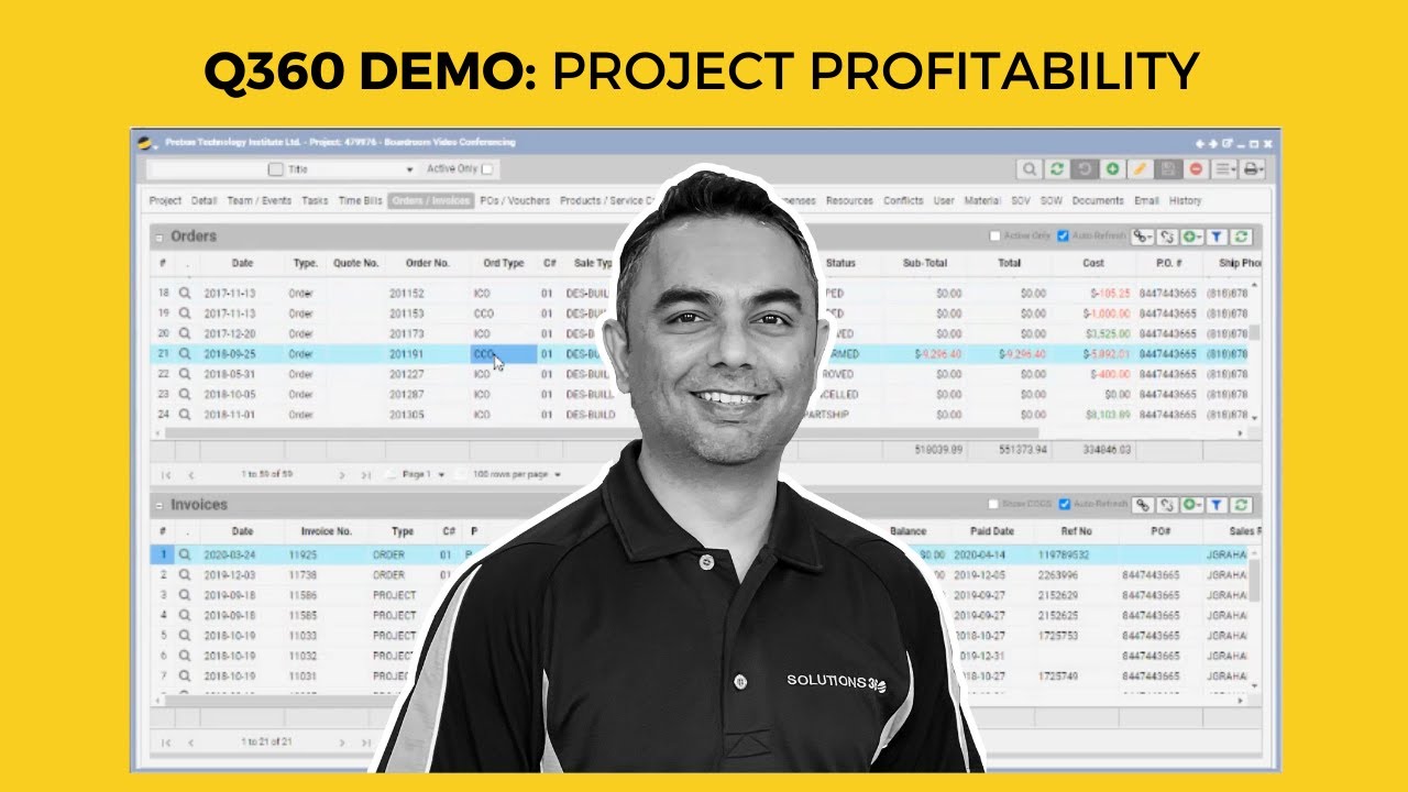 Q360 Demo: Project Profitability