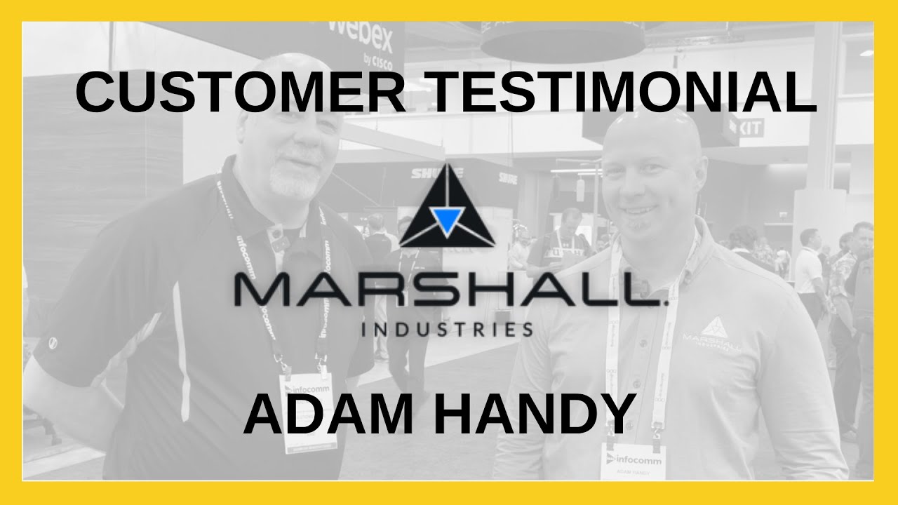 Testimonial: Adam Handy - Marshall Industries Inc.