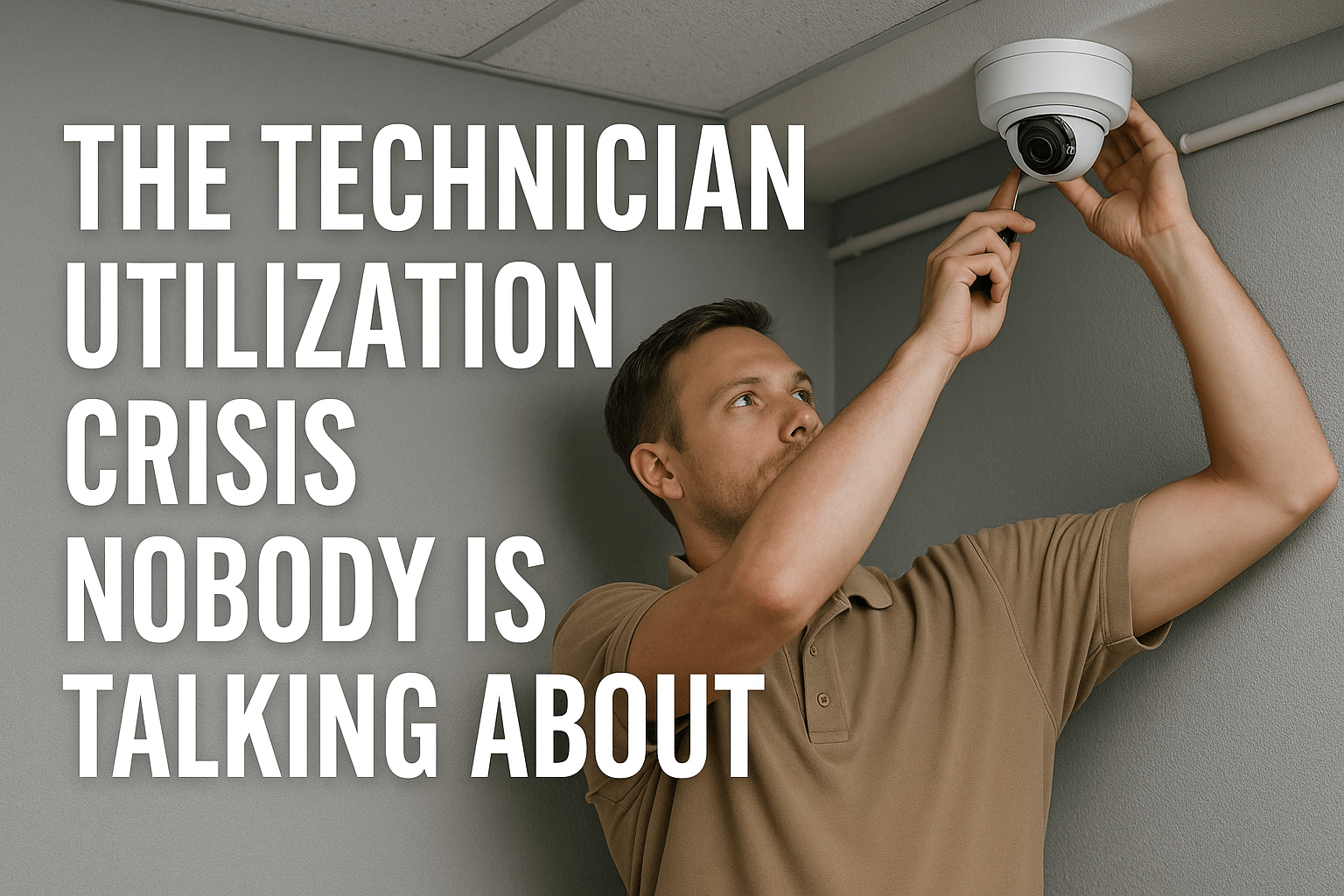 The Technician Utilization Crisis Nobody Is Talking About