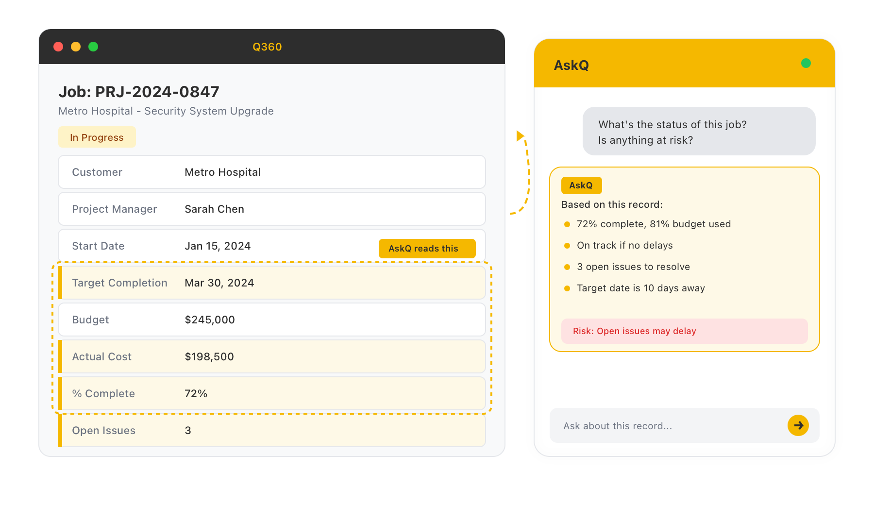 In-Context Data Queries